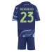 Ajax Steven Berghuis #23 Bortedraktsett Barn 2025-26 Kortermet (+ Korte bukser)